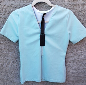 Daniela Corte‎ Front Zipper blouse